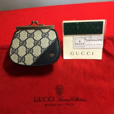 GUCCI Estuche para monedas 64・03・114 Japón Buen Estado Envío Envío Raro Foto 1 de 4