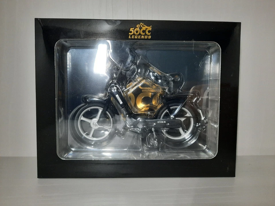 Modellino Statico Piaggio Ciao 50 cc Legend Moto Nero Scala 1:10 - Immagine 1 di 1