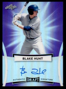 2017 Leaf Metal Draft BLAKE HUNT Purple Prismatic Auto Rookie #14/15 (ref 6818)  - Picture 1 of 2