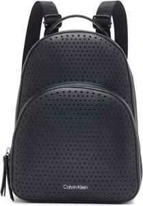Calvin Klein Estelle Backpack Color Black New 