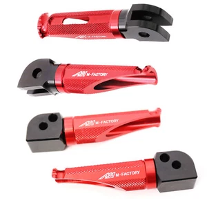 Red CNC MFP Rear Front Rider Footpegs For VFR800 Interceptor 98-06 07 08 09 - Bild 1 von 3