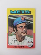JOE TORRE 1975 TOPPS MINI BASEBALL CARD #565 NEW YORK METS