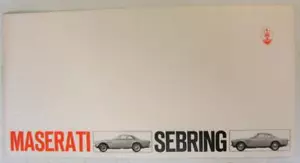 MASERATI Sebring Car Sales Brochure c1967 Multi Lingual Eng/Ger/It/Fr - Picture 1 of 3
