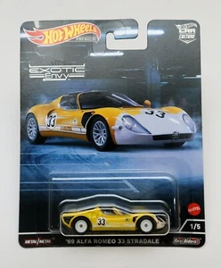 HOT WHEELS '69 ALFA ROMEO 33 STRADALE EXOTIC ENVY HCJ91 NUOVA SIGILLATA - Foto 1 di 9