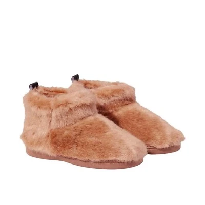 Victoria's Secret Botín de Piel Sintética Tostado Azúcar Grande 9-10 NUEVO Foto 1 de 3