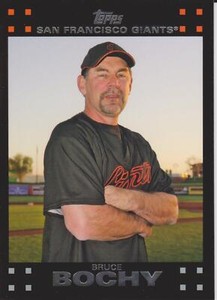 2007 Topps Bruce Bochy Manager #605 San Francisco Giants Baseball
