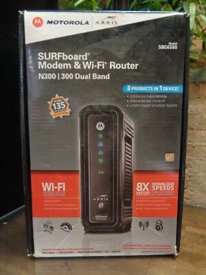 Motorola/Arris Surfboard Modem and wifi router SBG6580 - Image 1 of 4