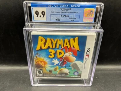 Rayman 3D Nintendo 3DS CGC 9.9 A++ FACTORY SEALED MINT WATA VGA - Image 1 of 4