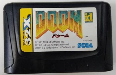 Sega Mega Drive Doom Japan Version Cartridge Only 7540 SP - Image 1 of 2