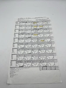 MLB Athletics Vs Rangers 1991 GAME USED PITCHING CHART 6/26/91 Pudge Rookie - Picture 1 of 9