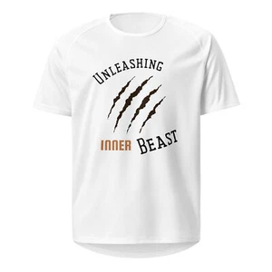 Unleash Inner Beast - Maglia sportiva unisex - Foto 1 di 11