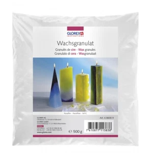 (15,90€/kg) Wachsgranulat Paraffin 500g Glorex 686009 Wachs zum Kerzengießen - Bild 1 von 3