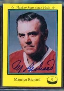 1992 Sport-Flash Autographs #9 Maurice Richard