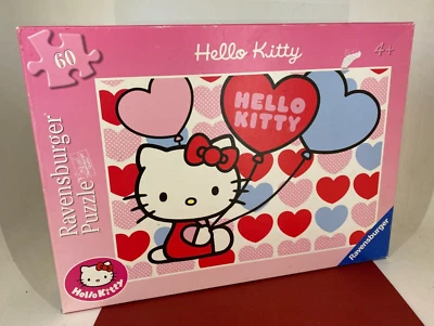 Rompecabezas de 60 piezas Sanrio / Ravensburger 2010 ❤ Hello Kitty ❤ Love Heart Globos Foto 1 de 4
