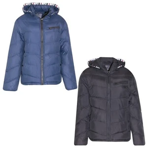 Gruesos para Hombre Acolchado Forrado Invierno Interno Piel Aislado Chaqueta - Imagen 1 de 5