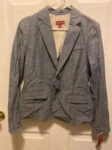 New with tags Women's Lined Lightweight Denim Jacket by Merona, XS, Target - Picture 1 of 9