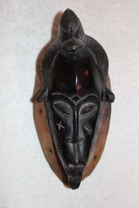 1920s Style Côte d'Ivoire Ivory Coast African Tribal Ritual Mask 20th Century - Picture 1 of 17