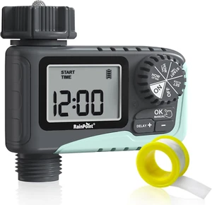 Outdoor Sprinkler Timer, Programmable Watering Irrigation Timer for Garden Hose - Picture 1 of 12