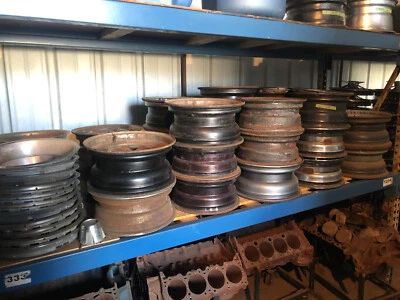 1964-1967 Oldsmobile Cutlass/F-85/442 Original Factory Steel Wheels - Image 1 of 3