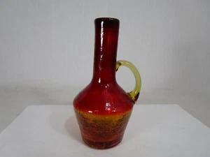 Vintage Pilgrim mundgeblasenes Glas Amberina Miniatur Krug Vase Kanne - Bild 1 von 9