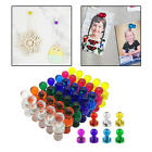 Push Pin Magnets 7 Colors Clips Tools Plastic Portable For Office Whiteboard