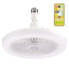 Ceiling Fans With Led Light, Remote Control Cooling Fan With Light, E27 Socket.