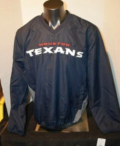 Pullover para hombre Houston Texans G-III Sports por Carl Banks azul marino rejilla cuello en V nuevo con etiquetas - Imagen 1 de 9