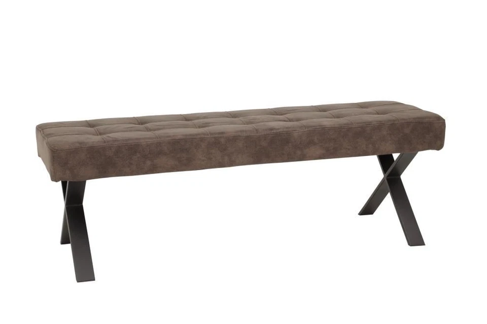 Sitzbank Esszimmer Esszimmerbank Küchenbank Polsterbank gepolstert DONNA Braun - Bild 1 von 1