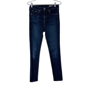 Rag & Bone 10” Ankle Skinny Jean Mad River Blue 26 - Picture 1 of 12