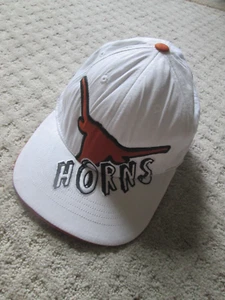 Texas Longhorns Top of the World Medium/Large weiß braun eng anliegende Mütze Hörner Logo - Bild 1 von 3