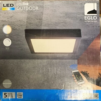 Eglo LED Outdoor Wand Deckenlampe App Steuerung Dimmer 50000 Weiß Töne - Bild 1 von 2