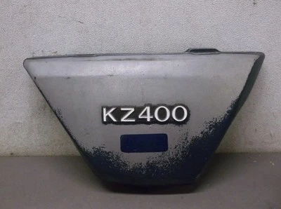 Cubierta lateral derecha usada para Kawasaki KZ400B, KZ440B, KZ400D  Foto 1 de 4