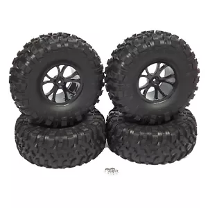 FTX Outlaw 4pcs Wheel Tyre Set Rims Tires 12mm hex with Wheel Nuts FTX8335B - Picture 1 of 2