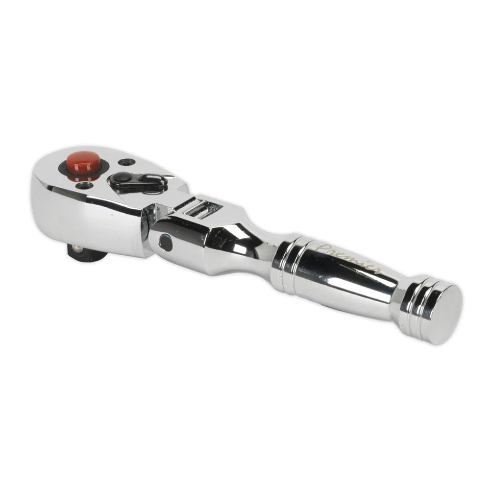 Sealey Ratchet Wrench Flexi-Head Stubby 3/8" Square Drive Flex Ratchet Wrench