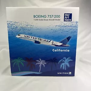 Modelo pintado California JC Wings 1/200 United Airlines Boeing 757-200 N14106 - Imagen 1 de 17