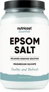 Nutricost Essentials Pure Epsom Salt 8 LBS (100% Pure Magnesium Sulfate) - Picture 1 of 5