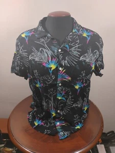 Camisa Hawaiana Abotonada De Colección Uso Original Para Hombre Gráfico Grande... - Imagen 1 de 10