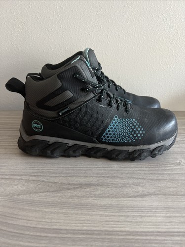 Timberland Stivali da Lavoro e Sicurezza Donna Ridgework Neri 9 Medium (B M) BHFO 0073