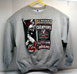 Vintage Cleveland Indians 1996 Central Division Champs Starter USA SZ XL  EUC - Picture 1 of 3