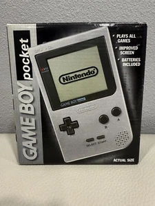 Nintendo Game Boy Pocket Silver New Sealed 1997 - Picture 1 of 6