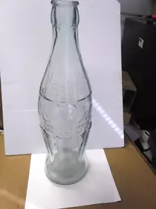 COCA COLA STORE DISPLAY ORIGINAL X-MASS BOTTLE 20" MARKED BOTTOM NOT 2000 REPO - Picture 1 of 6