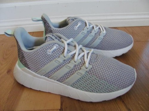 Adidas PWJ 001004 Grigio Blu Sneakers Low Top Running Unisex Ragazzi Ragazze US 3 5 M