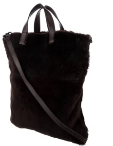 Falor Lamb Fur Tote - Picture 1 of 5