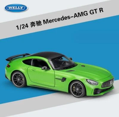 Welly 1:24 Mercedes Benz AMG GTR Diecast Model Chase Car New in Box - Image 1 of 4
