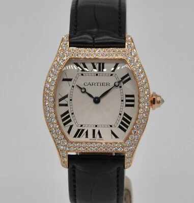 Cartier Tortue Grande Oro Rosa 18k Diamantes de Fábrica 43mm WA503951 2498 Manual Foto 1 de 4