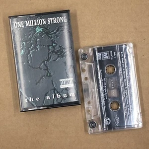ONE MILLION STRONG Cassette Tape 90s Rap 2PAC DR DRE MOBB DEEP BONE THUGS - Picture 1 of 7