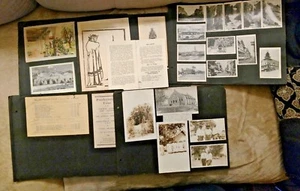 Vintage Scrapbook pages 1928 West Coast USA CA Canada National Parks church grp - Picture 1 of 3