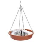 Durable Bird Bath Tool Solar Fountain 30.5*6cm 7V/ 1.5W 190L/H Hanging