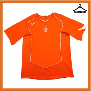 Netherlands Football Shirt Nike Large Home Holland Jersey Trikot 2004 2005 X81 - Picture 1 of 8
