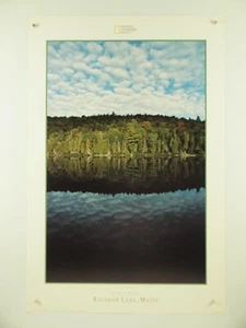 Sam Abell, RAINBOW LAKE MAINE, fine art photography water clouds Nat Geo 24x36" - Picture 1 of 10